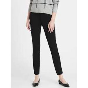 BANANA REPUBLIC Black Sloan Dress Pants 6 Long